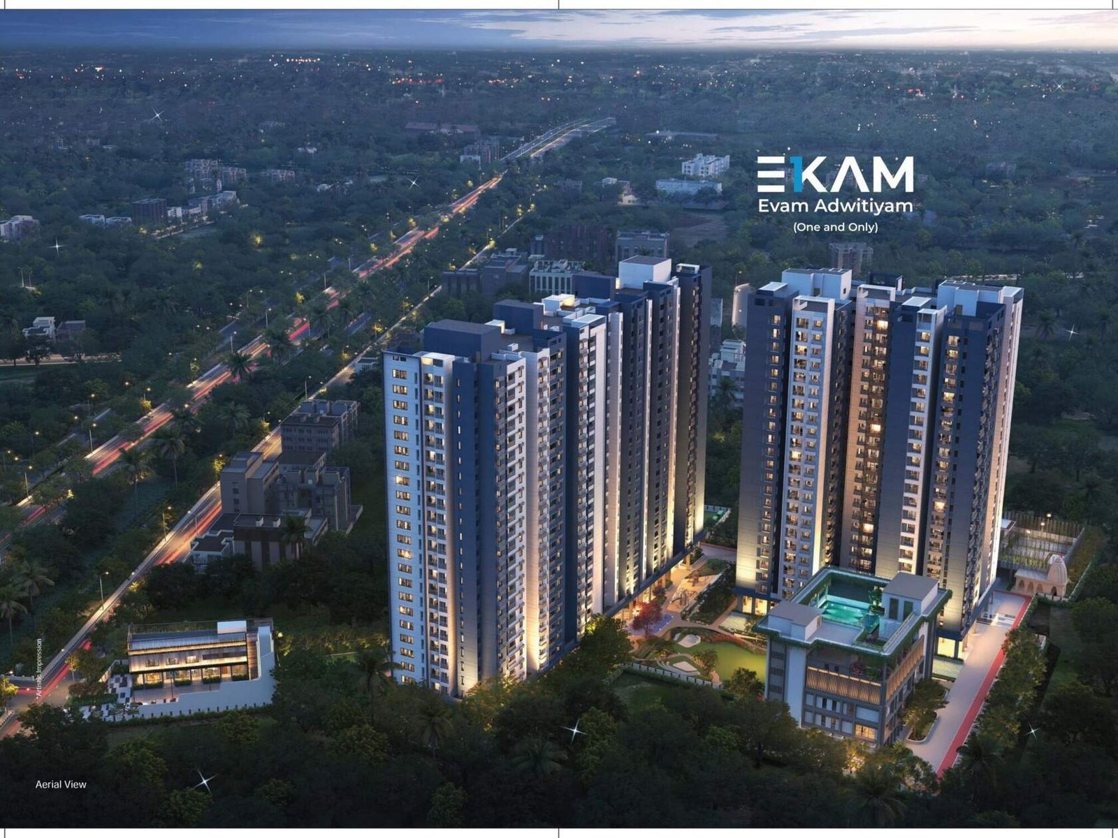 EKAM Evam Adwitiyam aerial view