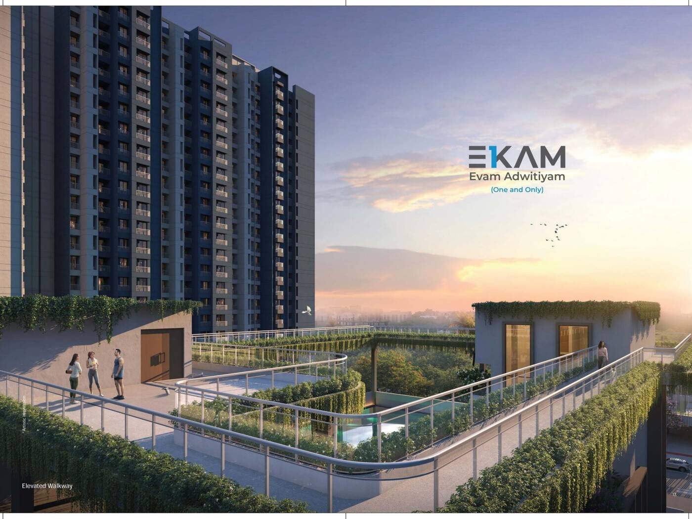EKAM master plan showing 28 community and lifestyle elements
